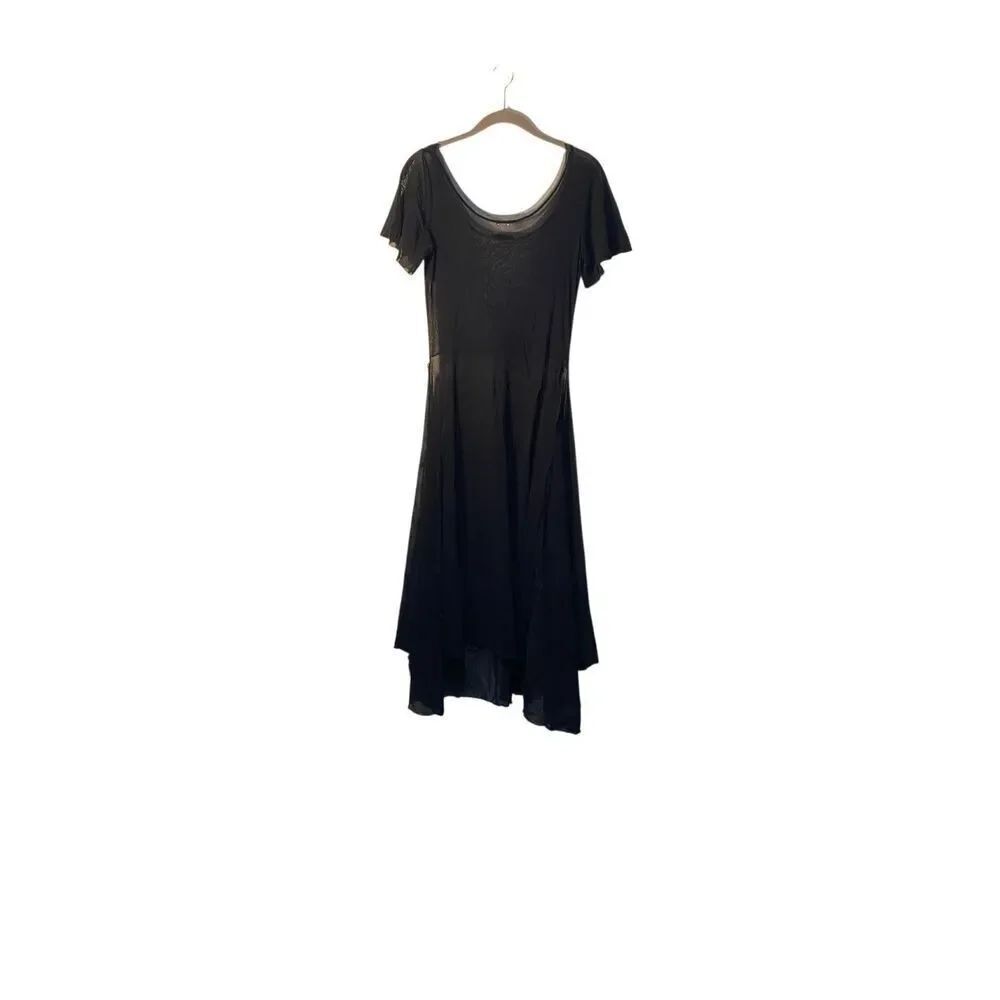 Unbranded women’s sheer black overlay dress whimsigoth Gothic M